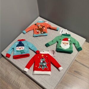 2023 Wondershop Holiday Ugly Sweater Ornament Set
